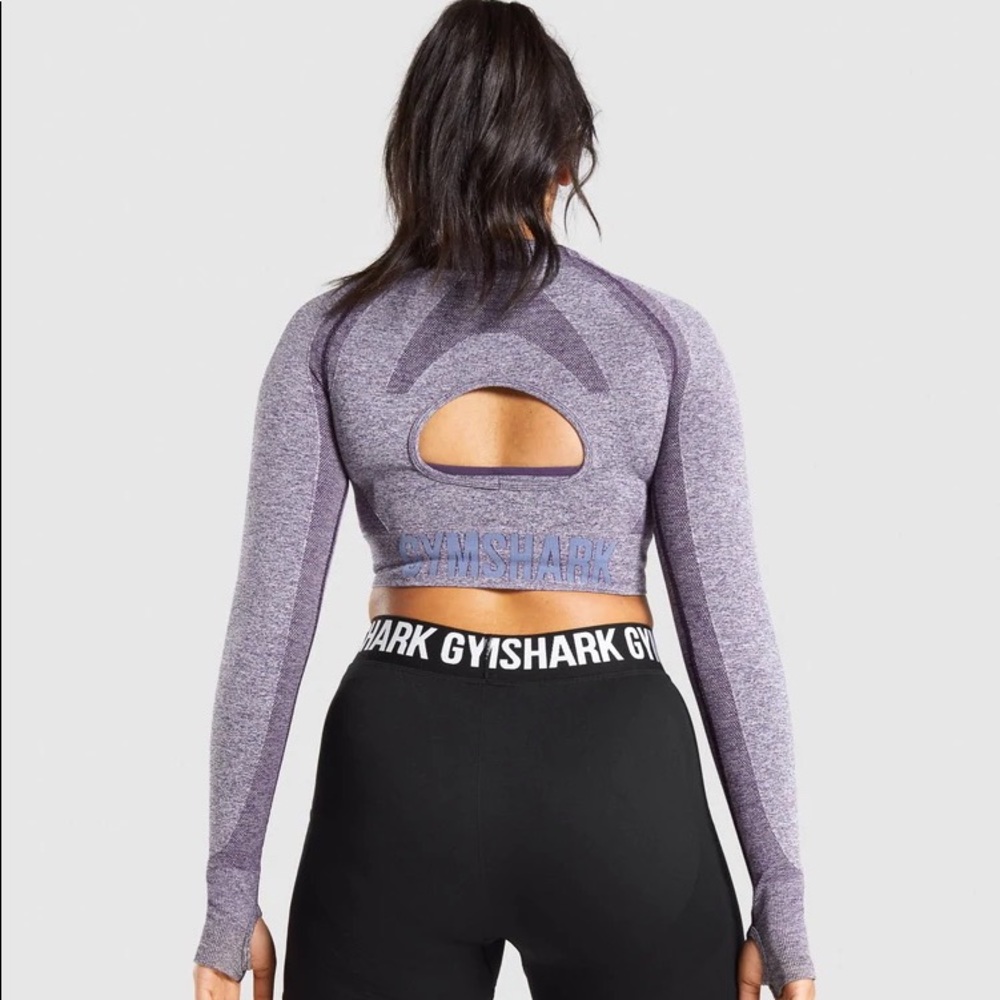 FLEX SPORTS LONG SLEEVE CROP TOP